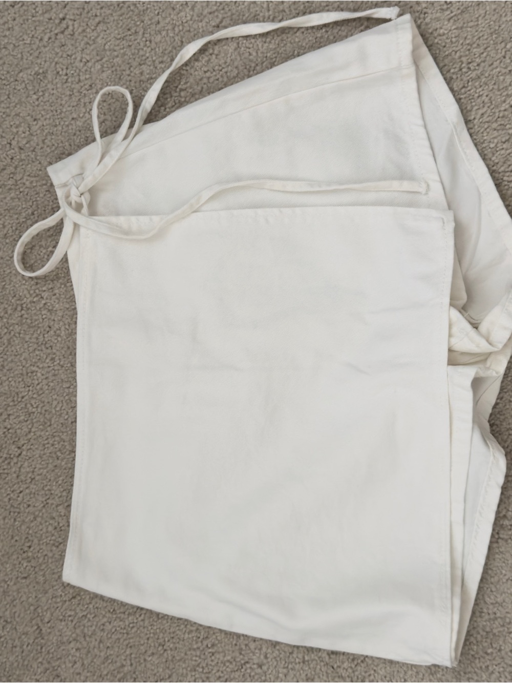 SHEIN White Wrap Skort with Tie Waist